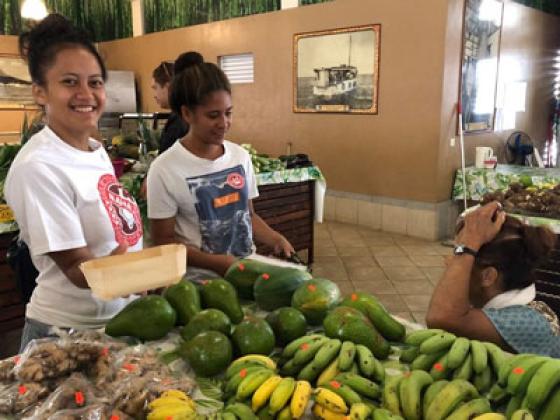 SERD 2020 - Le premier marché sans plastique de Raiatea en Polynésie Française